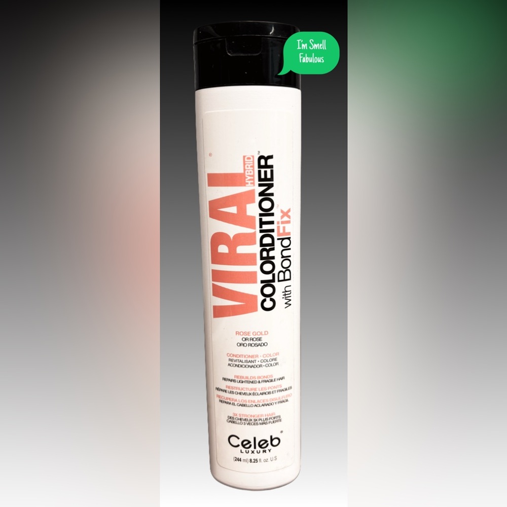Celeb Luxury Viral Conditioner ROSE GOLD 8.25 oz with Bond Fix